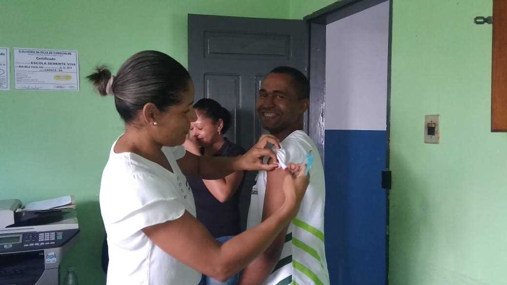 Camacã: Campanha de Vacinação contra Influenza (Gripe) alcança professores da rede pública 
